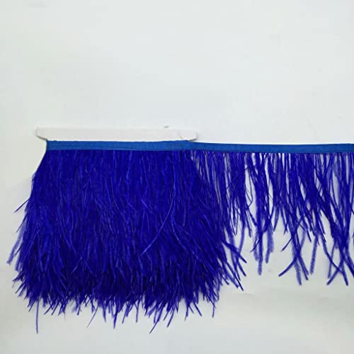 Straußenfeder-Fransenborte für Kostüm, Nähen, Basteln, Dekoration, 9-15 cm, Saphirblau Straußenfeder-Fransenborte für Kostüm, Nähen, Basteln, Dekoration, 9-15 cm, Saphirblau von Geardeangloow