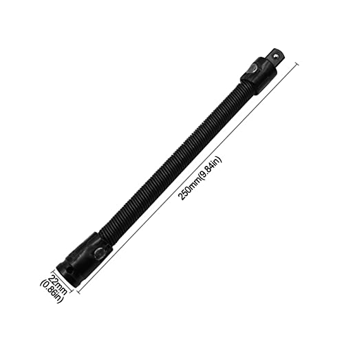 1/2 Elektrobohrerschraubendreher Bit Flexible Schlauch Cardan 1/2 Anschluss Metallverlängerungsstange Link Tool Biegere Verlängerung Flexibler Für Bohrer Ersetzen von Geavonyg