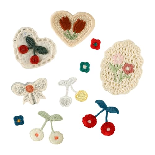 10 PCs Obst Bestickte Flecken Herz Reparatureisen Auf Applique Nähen Sie Für Kleiderbeutel 10 PCs Obst Bestickte Flecken Herz Reparatureisen Auf Applique Nähen Sie Für Kleiderbeutel von Geavonyg