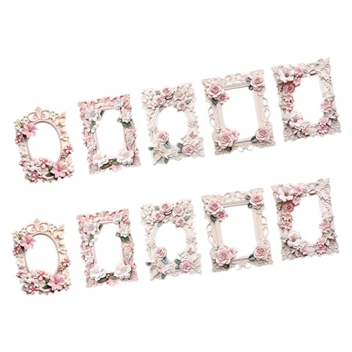 10Sheets Dekorative Papierkartenrahmen Vintage Geprägte Ausschnittsrahmenkarten Für Journal Christmas Card Decoration Journal Supplies von Geavonyg