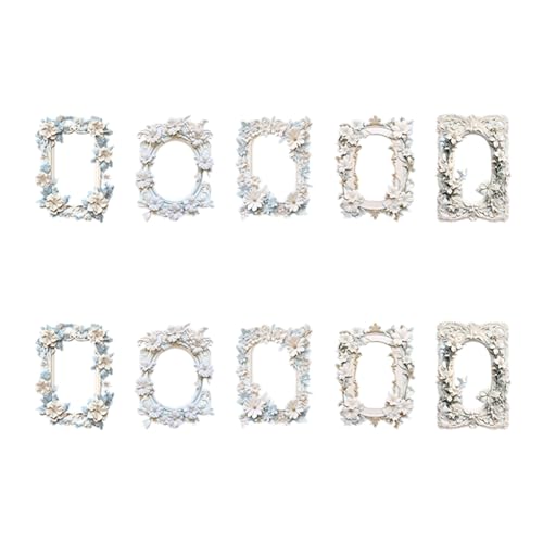 10Sheets Dekorative Papierkartenrahmen Vintage Geprägte Ausschnittsrahmenkarten Für Journal Christmas Card Decoration Journal Supplies 10Sheets Dekorative Papierkartenrahmen Vintage Geprägte Ausschnittsrahmenkarten Für Journal Christmas Card Decoration Journal Supplies von Geavonyg