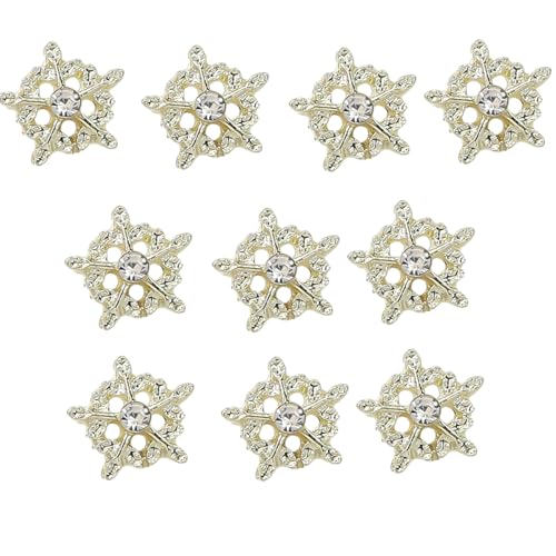 10pcs Schneeflockennageldekorationen Für Einzigartige Und Auffällige Maniküre Charmante Accessoires Zarte Dekorationen 10pcs Schneeflockennageldekorationen Für Einzigartige Und Auffällige Maniküre Charmante Accessoires Zarte Dekorationen von Geavonyg
