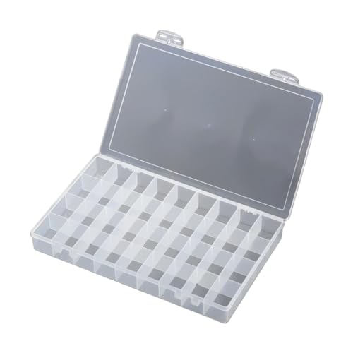24 36 48 Gitter Lackierorganisator Hülle Schmuck Kiste Klare Plastiklagerung Für Perlen Malerei Basteln Klarer Plastikorganisator von Geavonyg