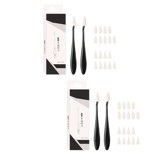 2PCS Professionelle Mischwerkzeuge Mit Austauschbarem Schwamm Stümpfe Für Porträts Und Skizzen Zum Mischen Von Stumpf Für Highlights von Geavonyg