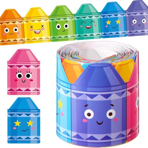 32.8ft Bleistiftmuster Grenzverkleidung Wandklehaufkleber Für Tafel Mit Bad Dekoration Bulletin Board Trim Office 32.8ft Bleistiftmuster Grenzverkleidung Wandklehaufkleber Für Tafel Mit Bad Dekoration Bulletin Board Trim Office von Geavonyg