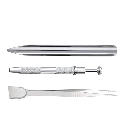 3PCS Schmuckverarbeitung Pinzette Set Edelstahlwerkzeuge Für Edelsteine ​​und Perlen Grabber Perlenzubehör Grabber Pinzetten von Geavonyg