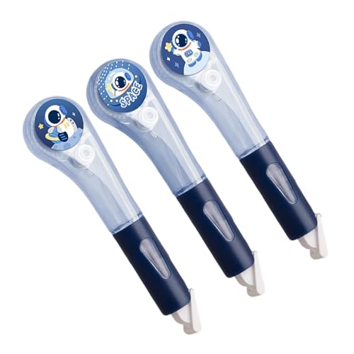 3pcs Korrekturbandrolle 6mx5mm White Out Schnelltrocknende Korrekturbänder Insgesamt 18m Zum Schreiben Von Journaling Mit Großer Kapazität Korrektur von Geavonyg