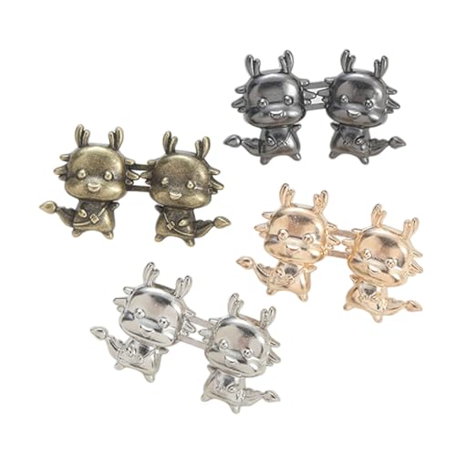 4 Paare Jeans Knöpfe Pins Drachen Taille Schnallen Ohne Nähen Benötigte Hosen Taillenstrahl Für Kleider 4 Paare Jeans Knöpfe Pins Drachen Taille Schnallen Ohne Nähen Benötigte Hosen Taillenstrahl Für Kleider von Geavonyg
