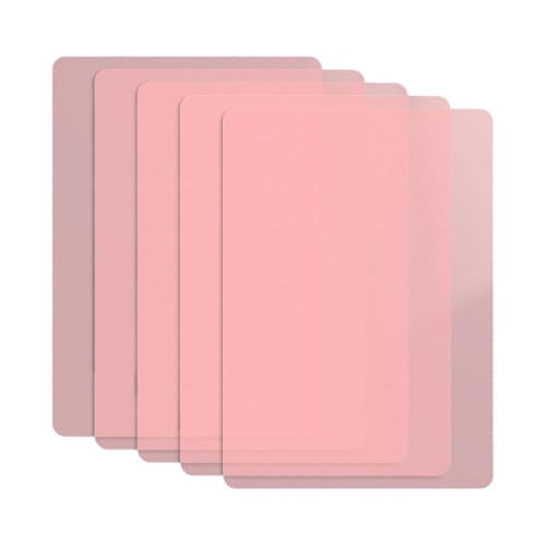 5 PCs Kunststoffschreibmatten Wiederverwendbares PAD Prüfungsausschuss Für Die Verfolgung Der Kalligraphie Praxis Dokument Kopierung Matte Board Pad Für Schulbürozeichnung von Geavonyg