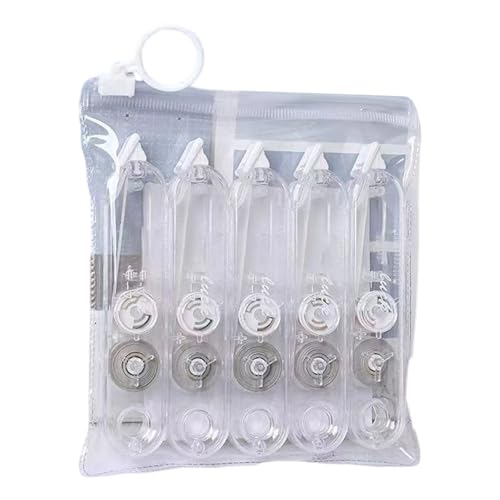5 PCs White Out Tape Gradient Correction Rollers Einfach Zu Bedienen Für Schüler Rollers Gradientenklebeband Für Instantskorrekturen von Geavonyg