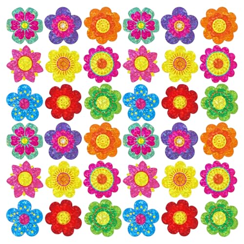 500 Insgesamt Glitzernde Blumenaufkleber Wickelbeetik 500 Insgesamt Glitzernde Blumenaufkleber Wickelbeetik von Geavonyg