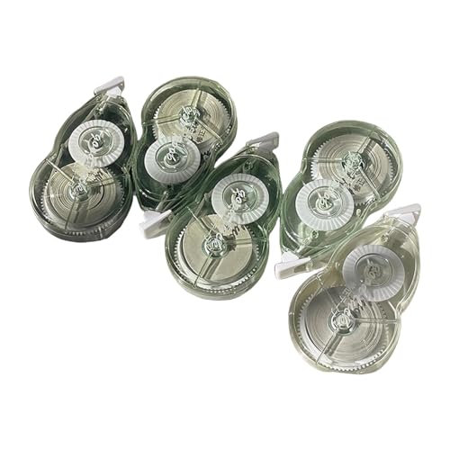 5pcs White Correction Tape Roller 20mx5mm Gesamt 100 M Für Scrapbooking Karten Erstellen Schreiben Schulbüro Verwenden Sie Korrekturklebeband Mit Hoher Kapazität von Geavonyg