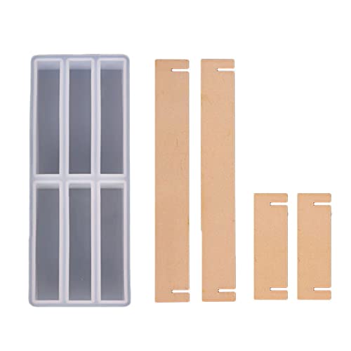 6 Link Long Strip Silikonform Quader Dekoration Spielzeug Schimmel Kristallharzformen Für Schmuck Werkzeug Puzzle Spiel Ornament Formen Für Epoxidharz von Geavonyg