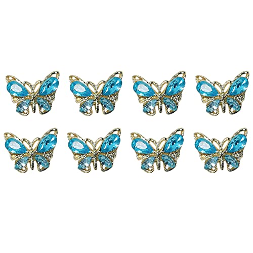8x Butterfly Nagel Charms Crystal Charms Manicure Art Juwerly Kunstdekorationen Für Frauen Mädchen 8x Butterfly Nagel Charms Crystal Charms Manicure Art Juwerly Kunstdekorationen Für Frauen Mädchen von Geavonyg