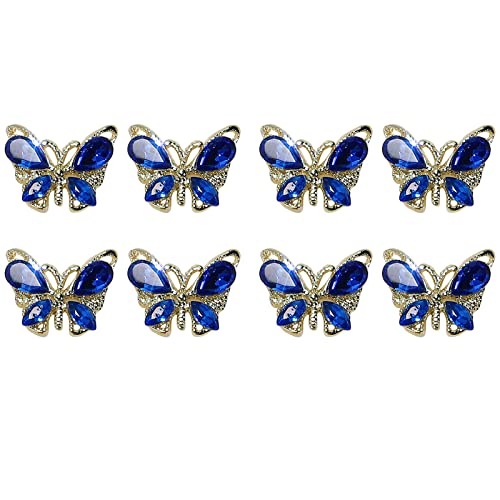 8x Butterfly Nagel Charms Crystal Charms Manicure Art Juwerly Kunstdekorationen Für Frauen Mädchen 8x Butterfly Nagel Charms Crystal Charms Manicure Art Juwerly Kunstdekorationen Für Frauen Mädchen von Geavonyg
