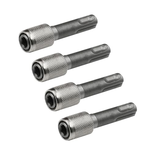 Adapter Hexagonal Shank Bithalter Für Verbesserung Der Bohrkompatibilität Verbessert Die Effizienz Des Bohrvorgangs 4PCS Konstruktionstooladapter von Geavonyg