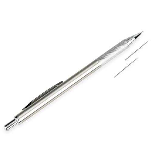 Automatische Mitte Stanzfeder Federbeladter Mittelloch Stanze Einstellbare Spannungsersatztipps Für Holzmarkierungsmarkierungswerkzeug Für Holzmetallglas Markieren von Geavonyg