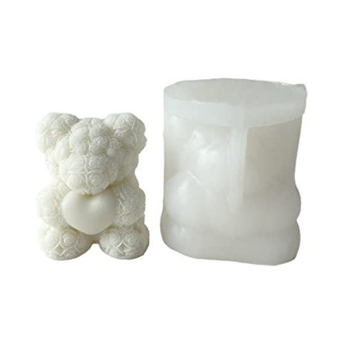 Bärenkerzen Silikonform Für Kerzenseife Gipskuchen Fondant Schokolade Home Dekoration Nicht Stick Bärenkerzen Silikonform Für Kerzenseife Gipskuchen Fondant Schokolade Home Dekoration Nicht Stick von Geavonyg
