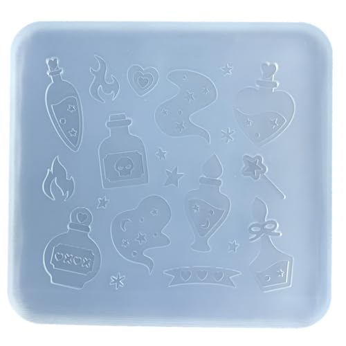 Bowknot Shaker Füllstoff Epoxidharz Formzubehörharz Füllung Silikonform Gusswerkzeug Schmuck Schimmelpilze Kerzenform Form von Geavonyg