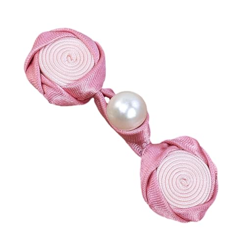 Chinesische Bowknot Rose Blumen Knöpfe Perle Verschluss Button Craft Für Cheongsam Jacken Handtasche Dekorationen Versorgung Cheongsam Knöpfe von Geavonyg