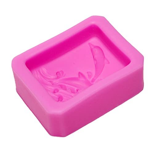 Delphinform Silikonformen Surfen Aromatherapie Kerzenharzform Epoxidgussform Für Kunstseife Herstellung Meer Tierische Harzformen Surfen Silikonform Für Kuchenkerzenkernen von Geavonyg