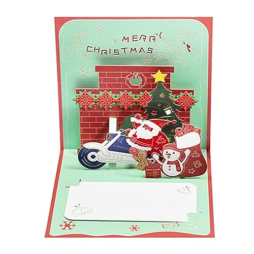 Dreidimensionale Kartenkuchen Begrüßung Postkarten Geschenke Für Feiertagsfeste Geburtstag Weihnachten Hochzeit Dekoration Weihnachten Personalisierte Leere Interieur Schneemandeer Grußkarten Xmasgift von Geavonyg