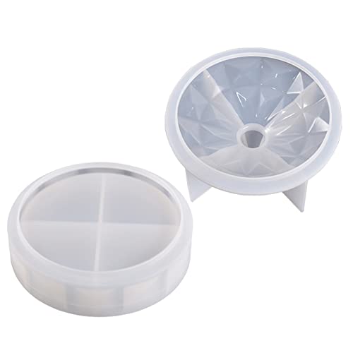 Epoxy Crystal Round Multilayer Storage Box Form Silikonharz Organizer Form Für Desktop Craft Schmuckkasten Formen Für Epoxidharz von Geavonyg