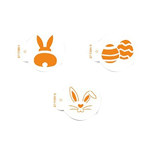 Frohe Kaninchen Schneiden Stirbt Eggs Schablonen Scrapbook Card Bodenzeichnung Bastelkuchen Schablone Vorlage Kaninchenvorlagen von Geavonyg