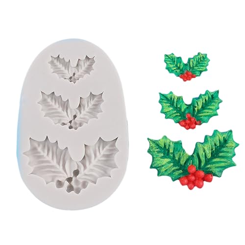 Geavonyg Candy Socken Silikonform Fondant Form Kuchen Liefert Gebäck Backwerkzeug Weihnachtsschmuck Seife Schimmelbaum von Geavonyg