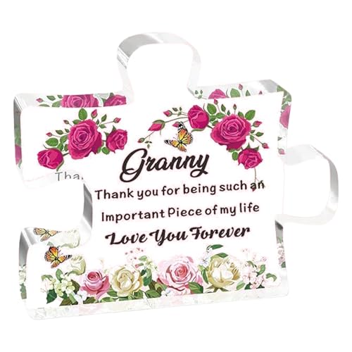 Geschenke Für Mutter Geburtstag Acryl Puzzle Block Stück Für Weihnachten Jubiläum Muttertag von Geavonyg