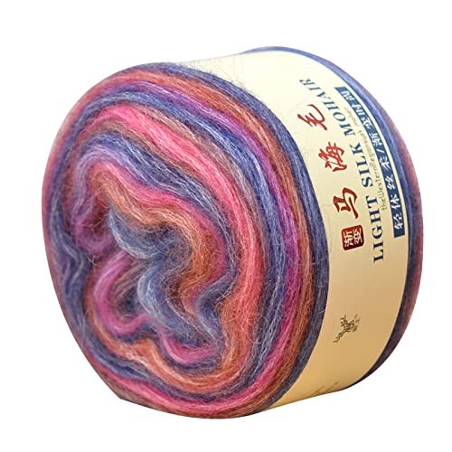 Gradientenfarbe Strickfäden Mohair Faser Wollgarn Webgarn Für Schalpullover Häkelhandwerk 52G Mohair Garne Gradientenfarbe Strickfäden Mohair Faser Wollgarn Webgarn Für Schalpullover Häkelhandwerk 52G Mohair Garne von Geavonyg