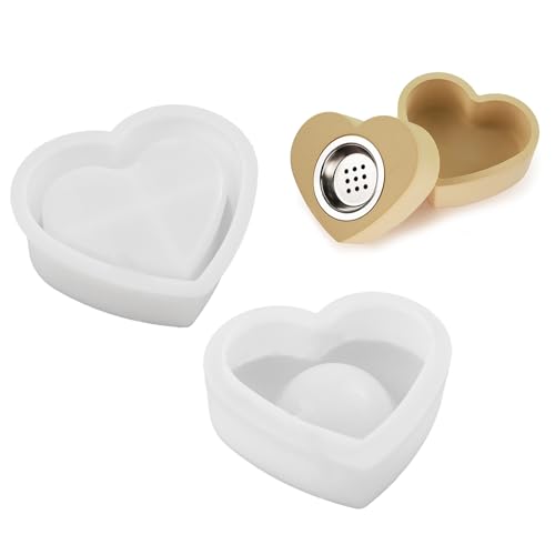 Harzglasformen Mit Deckel Silikongehäuse Für Schneidewärmere Epoxidharz Geisel Nicht Stick Leicht Zu Demolden Personalisierte Gipsbox von Geavonyg