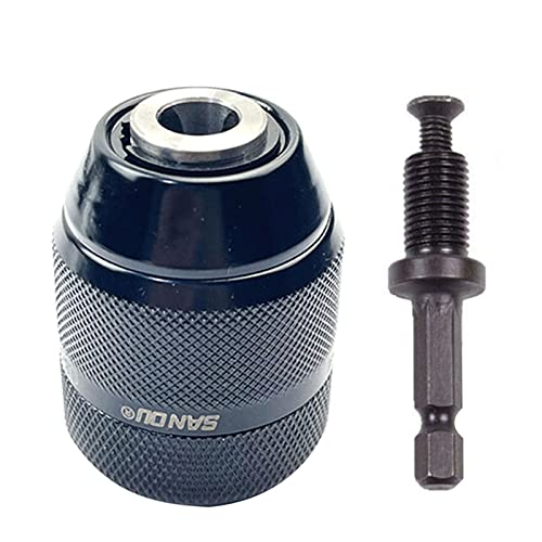 Holzbearbeitung Twist Bohrer Bitadapterstange Spanngröße Gewinde 3/8 "-24Unf Wind Batch Elektrische Leistungsstöcke Steckdosen Steckdosen SetSdrill Shank Treiber Elektrischer von Geavonyg