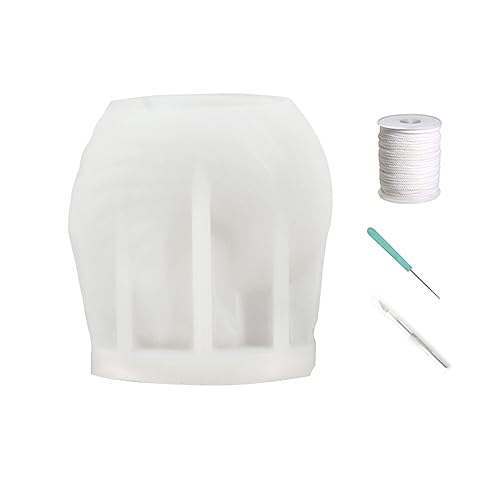 Kerzenformform Wellen Textur Design Epoxidharz Guss Silikonform Für Gipskuchen Back Home Dekoration Herstellung Von Formen Halloween Weihnachtsbedarf von Geavonyg