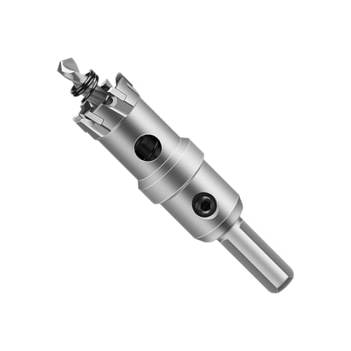 Lochschneider Für Harte Metall Hochleistungs Spitzen Set Mit Federbelastetem Bohrer Edelstahl Stahl von Geavonyg