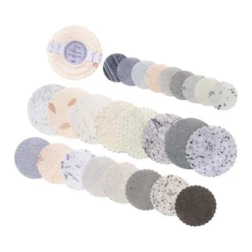 Papierscheiben Eleganter Papierjournal Mit Subtilen Retro Charmhandwerk Farbdisketten Für Kunstprojekte Journal Dekorative Aufkleber Papierscheiben Eleganter Papierjournal Mit Subtilen Retro Charmhandwerk Farbdisketten Für Kunstprojekte Journal Dekorative Aufkleber von Geavonyg