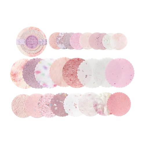 Papierscheiben Eleganter Papierjournal Mit Subtilen Retro Charmhandwerk Farbdisketten Für Kunstprojekte Journal Dekorative Aufkleber Papierscheiben Eleganter Papierjournal Mit Subtilen Retro Charmhandwerk Farbdisketten Für Kunstprojekte Journal Dekorative Aufkleber von Geavonyg