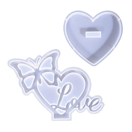 Set Von 2 Skulpturen Form Die Leicht Zu Dem Deparieren Von Silikonform Katze/Bär/Schmetterling Herz Ornamentform Für Enthusiasten Silikonform Erhoben Werden Set Von 2 Skulpturen Form Die Leicht Zu Dem Deparieren Von Silikonform Katze/Bär/Schmetterling Herz Ornamentform Für Enthusiasten Silikonform Erhoben Werden von Geavonyg
