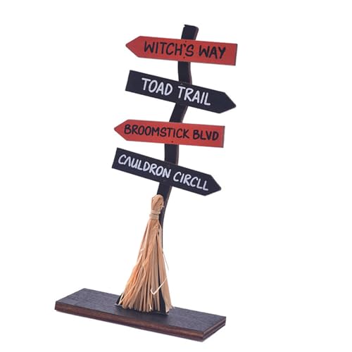 Stabiles Handbemalte Holz Urlaubs Stück Für Tischplattenscheibenscheiben Und Geschenk Geben Premium Halloween Holzschnitzereien von Geavonyg