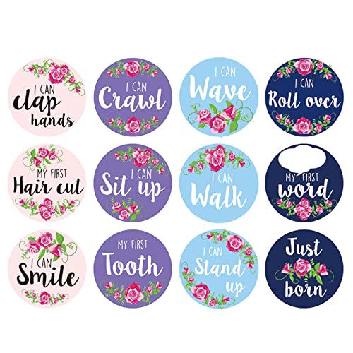 Süße Baby Monthly Aufkleber Exquiste Blumenmeile Stein Mont von Geavonyg