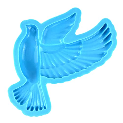 Taube Silikonform Tiere Harzschlüsselketten Anhänger Epoxid Schmuck Gussform Schimmelpilze von Geavonyg