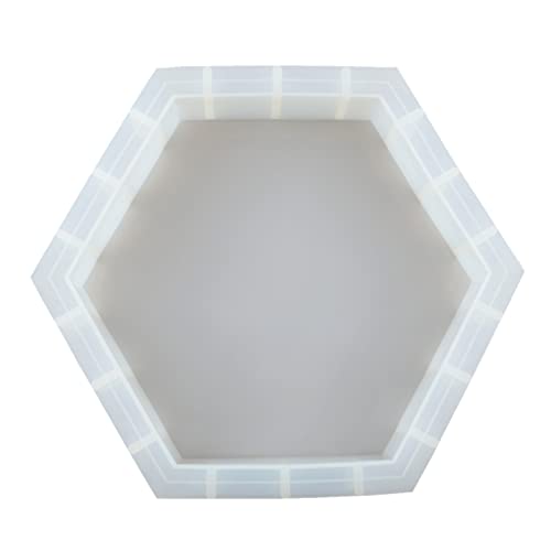Upgrade Hexagonaler Block Silikonform Großes Mittel Harzform Zum Konservieren Von Blumen Desktop Wohnkulturformen Für Epoxidharz von Geavonyg