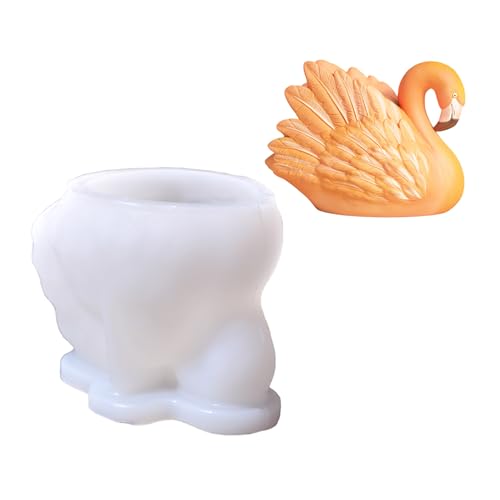Vogel Silikonkerzenformen Für Epoxidharz Herstellen Seife Fondant Triebkuchen Backzement Zementtonform Flamingo Machen von Geavonyg