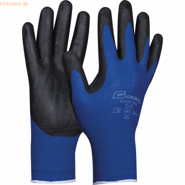 Gebol Handschuh Super Grip 709285 Gr. 9 1 Paar blau/grau von Gebol