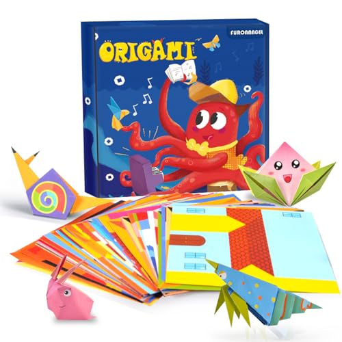 Origami Set für Kinder, Origami Set für Kinder, 108 Blätter Origami Papier mit 54 Mustern,Origami Kit mit Anleitung Buch,Origami Papier für Jungen und Mädchen von 3–12 Jahren,Geburtstagsgeschenk. Origami Set für Kinder, Origami Set für Kinder, 108 Blätter Origami Papier mit 54 Mustern,Origami Kit mit Anleitung Buch,Origami Papier für Jungen und Mädchen von 3–12 Jahren,Geburtstagsgeschenk. von Gebrazy