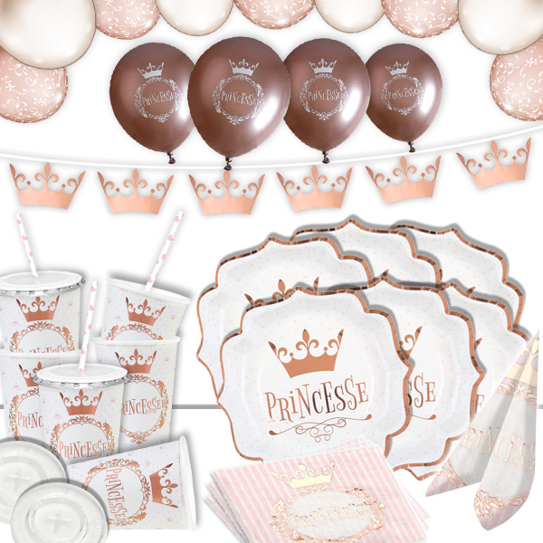 Basic Tisch- und Raumdekoset Prinzessin, 73-tlg. Basic Tisch- und Raumdekoset Prinzessin, 73-tlg. von Geburtstagsfee