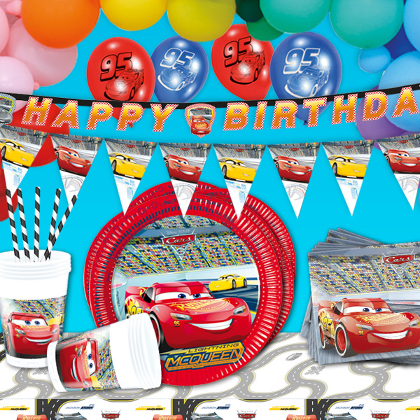 Cars - Mottopartyset XL, 138-teilig Cars - Mottopartyset XL, 138-teilig von Geburtstagsfee