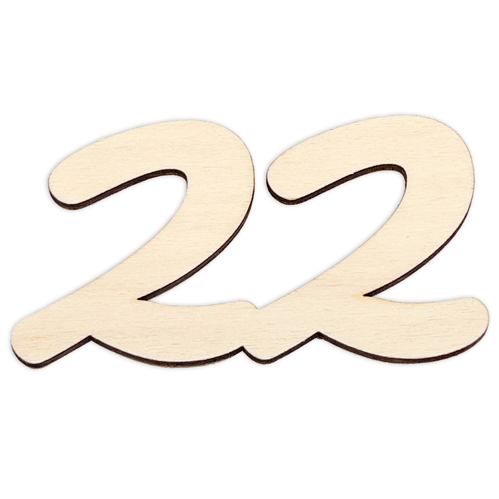 Geburtstagszahl Holz 22. Geburtstag zum Weiterverarbeiten, Basteln & Bemalen, Größe: 10cm Geburtstagszahl Holz 22. Geburtstag zum Weiterverarbeiten, Basteln & Bemalen, Größe: 10cm von Geburtstagsfee