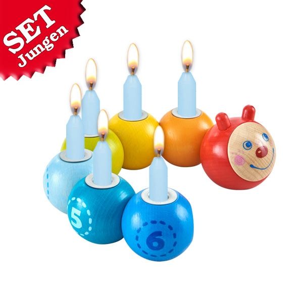 Haba Geburtstagsraupe Set, 17-tlg, für Jungen Haba Geburtstagsraupe Set, 17-tlg, für Jungen von Geburtstagsfee