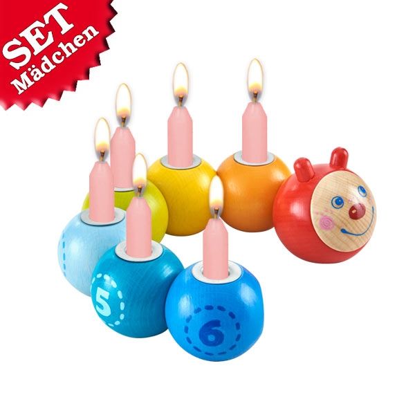 Haba Geburtstagsraupe Set, 17-tlg, für Mädchen Haba Geburtstagsraupe Set, 17-tlg, für Mädchen von Geburtstagsfee